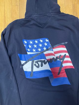 Sudadera Tommy Hilfiger Talla L Bandera USA EEUU