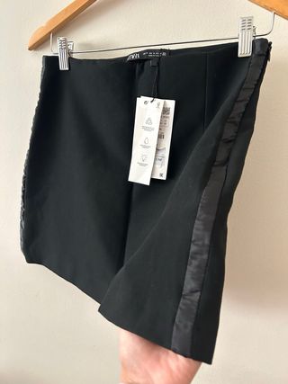 Falda pantalon Zara corte lateral