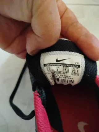 Tênis Nike T-Lite Senhora 37 Preto/Rosa