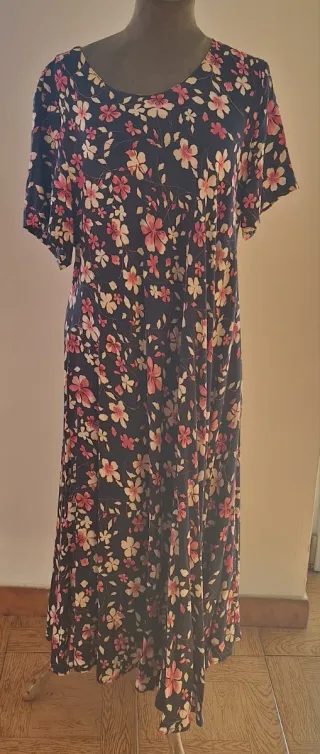 Vestito floreale maniche corte