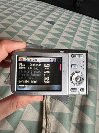 Cámara Pentax Optio M60 10MP 5x Zoom