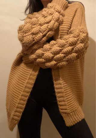 Cárdigan tejido acrílico hecho en Italia