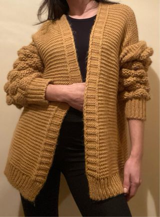 Cárdigan tejido acrílico hecho en Italia