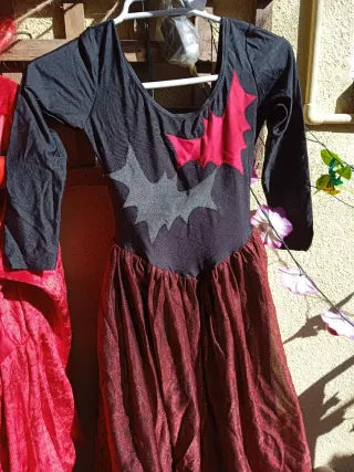 Disfraz Bruja Infantil Negro y Rojo