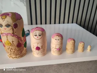 Matrioske russe dall'Egitto