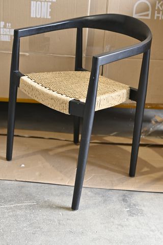 Sedia Ydalia legno massello rattan