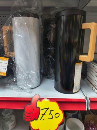 Termo Jarra Roja y Gris