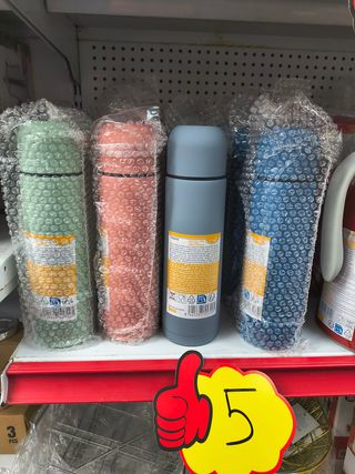 Termo Jarra Roja y Gris