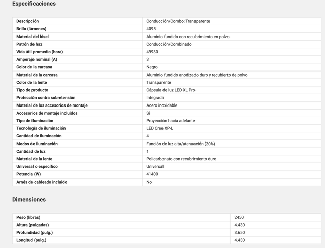 BAJA DESIGNS - FARO KTM XL PRO 690 ENDURO R/SMC-R