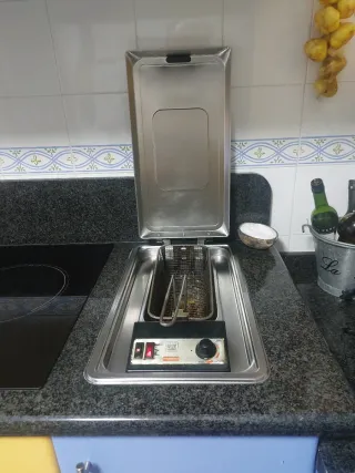 Freidora empotrable acero inoxidable franke