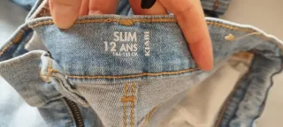 Lote 2 Vaqueros Benetton y Kiabi Niño 12-14