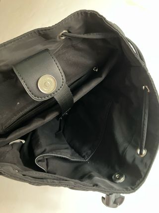 Mochila Parfois Negra con Bolsillos