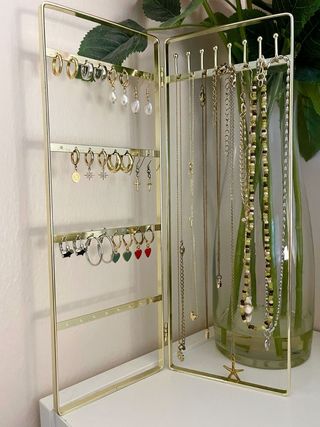 Joyero Metálico Dorado Zara Home