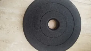 Set de pesas con discos y barra (27.5 kg)