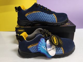 Zapato de Seguridad Paredes Azul/Amarillo
