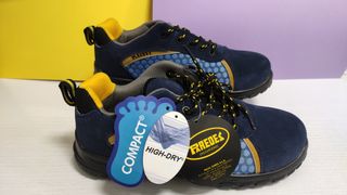 Zapato de Seguridad Paredes Azul/Amarillo