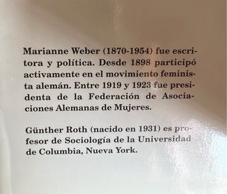 Max Weber una biografía