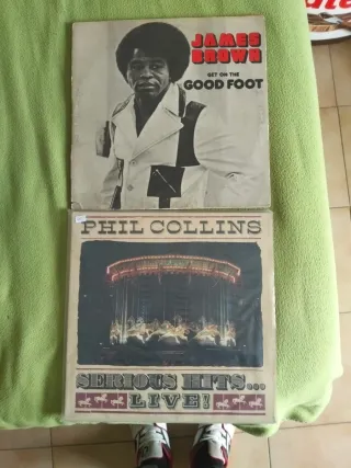 Lotto 2 Vinili James Brown & Phil Collins