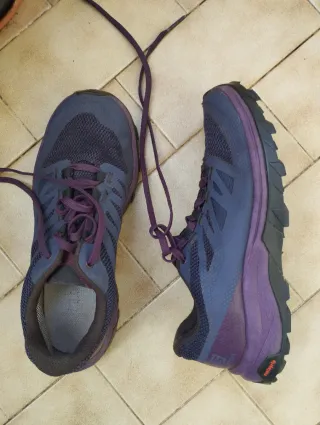 Scarpe trekking Salomon Gore-Tex blu/viola