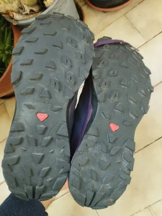 Scarpe trekking Salomon Gore-Tex blu/viola