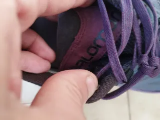 Scarpe trekking Salomon Gore-Tex blu/viola