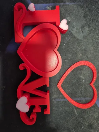 Decoración LOVE Corazón San Valentín