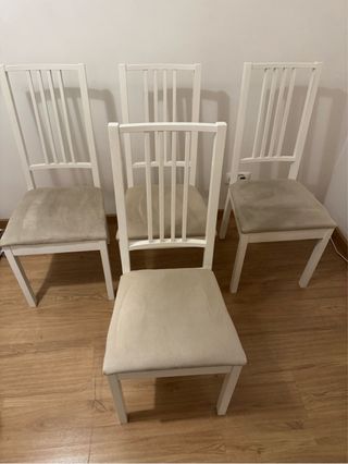 Conjunto 4 Cadeiras IKEA Brancas