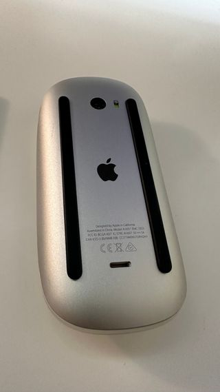 Teclado y Ratón Apple Plata/Blanco