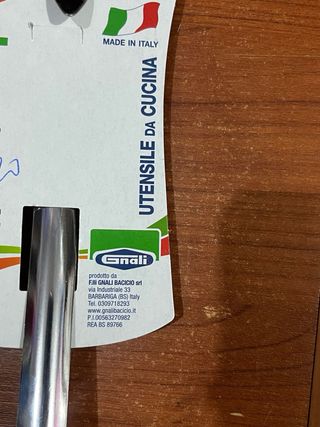 Set Utensili Cucina Acciaio Inox