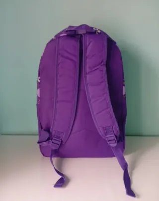 Mochila Morada Flores. A estrenar