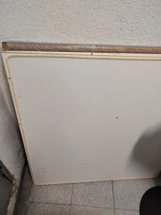 Canapé abatible madera y metal más colchón