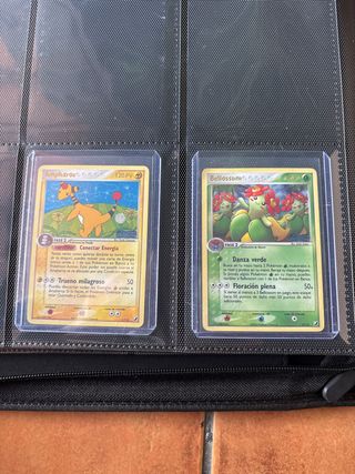 Cartas Pokémon Ampharos y Bellossom reverse