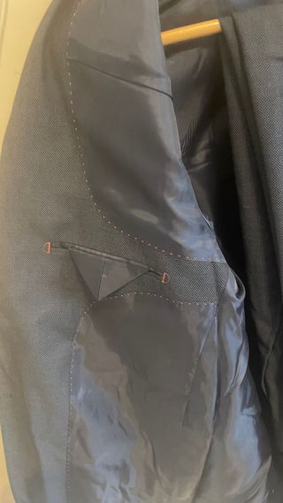 Traje de chaqueta azul hombre talla 56