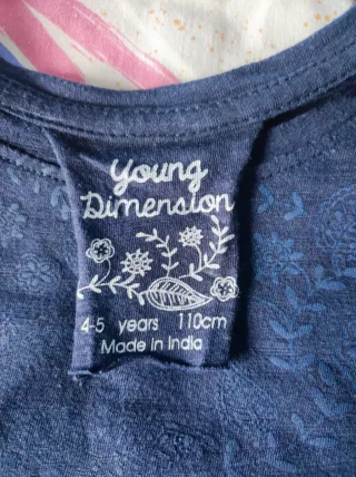 Camiseta azul 4-5 años