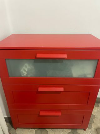Cómoda Roja Ikea