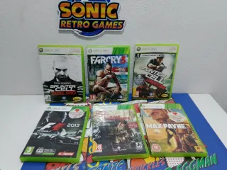Lote Xbox 360 elite 250 GB Negra + Juegos