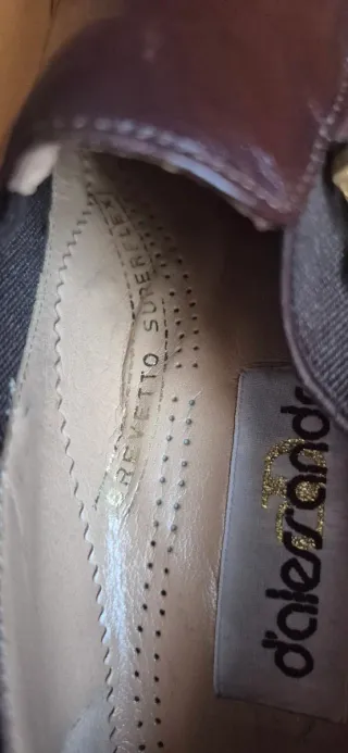 Scarpa d'alessandro marrone Tg 35,5