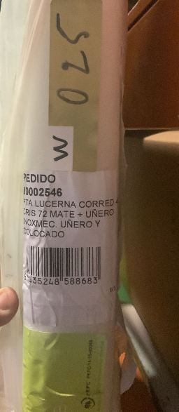 Puerta corredera LUCERNA LEROY MERLIN cristal
