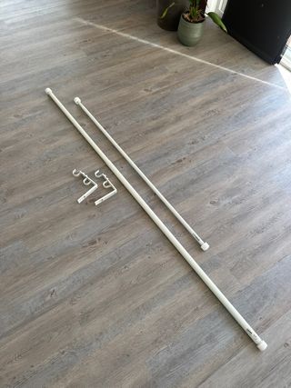 Doble barra para cortinas