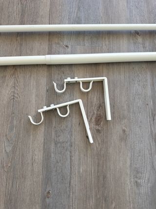 Doble barra para cortinas