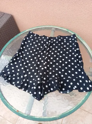 Falda pantalón lunares