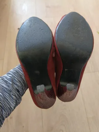 Zapatos de tacón FOSCO granate