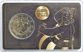 3 Coincard Francia 2019 Astérix Conmemorativa