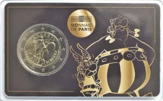3 Coincard Francia 2019 Astérix Conmemorativa