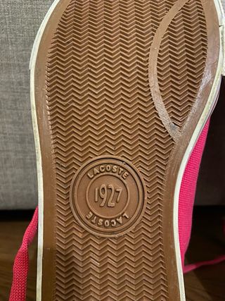 Bambas Lacoste rosas