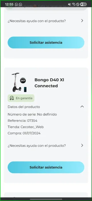 Patinete Cecotec Bongo D40 XL Connected