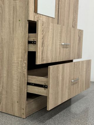 Armario 4 puertas con espejo - envio gratis