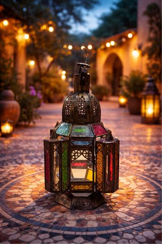 Lámpara Marroquí Multicolor