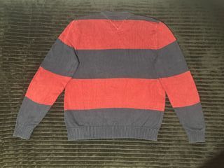 Jersey Tommy Hilfiger Rayas Rojo y Azul