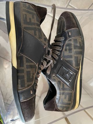 Sneakers Fendi Uomo Beige/Marrone
